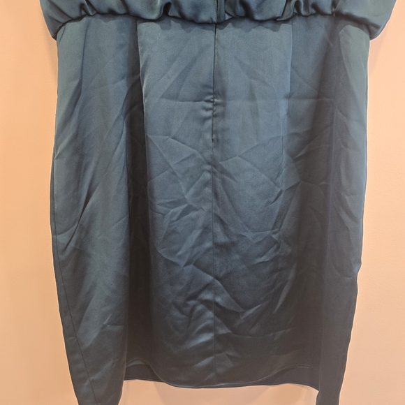 Trina Turk Teal Mini Dress Size 10 Nwt - Picture 7 of 12